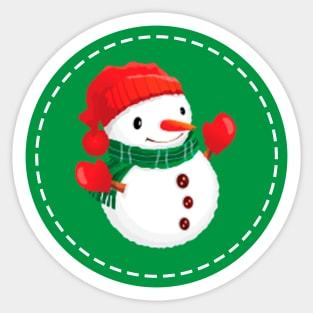 Snowman Sticker